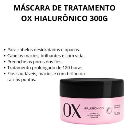 Imagem de Máscara de Tratamento Ox Hialurônico 300g