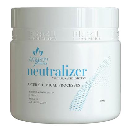 Imagem de Mascara de tratamento pos escova progressiva limpeza detok hidratação amazon flowers 500gr