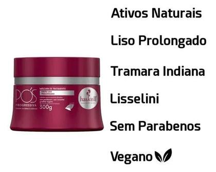 Imagem de Mascara de tratamento -pos progressiva- haskell 300g