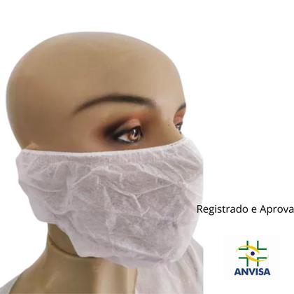 Imagem de Mascara Descartavel Protetor De Barba E Bigode Pct C/100