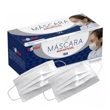 Imagem de Máscara Descartável Tripla Com 50Un SSPlus - QLB