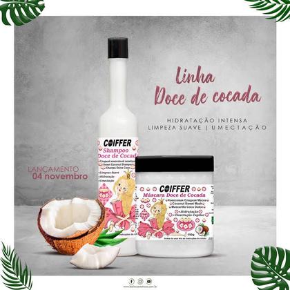Imagem de Máscara Doce De Cocada Coiffer 500g Umectação