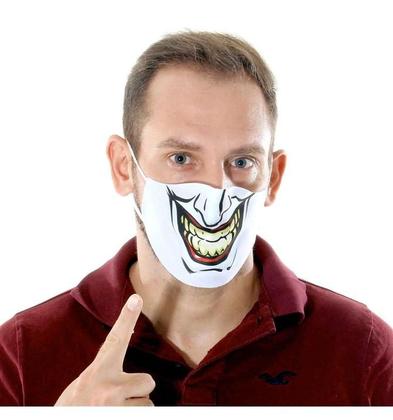 Imagem de Máscara Dupla Proteção Respiratório Reutilizável e Divertida