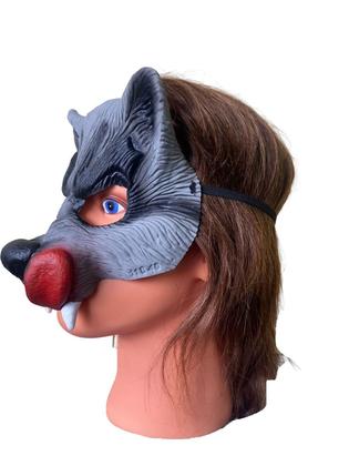Imagem de Mascara Em Látex Lobo Mau Fantasia Teatro Infantil Festa