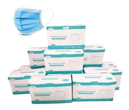 Imagem de Máscara Esterilizada Descartável Tripla Camada+clip+elástico