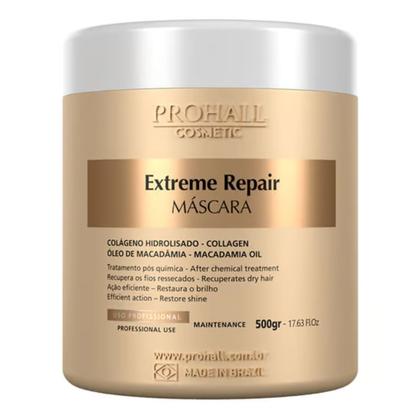 Imagem de Máscara Extreme Repair 500g Ultra Nutrição Pós Quimica  ProHall Professional