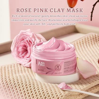 Imagem de Máscara Facial ANAI RUI Rose com Argila Rosa e Niacinamida - 125ml