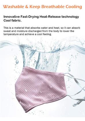 Imagem de Máscara facial Borgasets, reutilizável, ajustável, respirável, rosa, pacote com 2 unidades