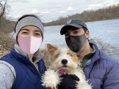 Imagem de Máscara facial Borgasets, reutilizável, ajustável, respirável, rosa, pacote com 2 unidades