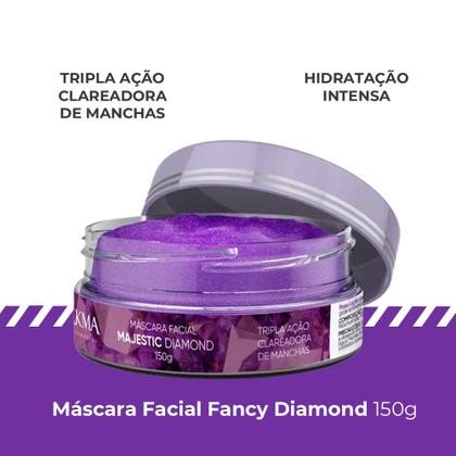 Imagem de Máscara Facial Clareadora Majestic Diamond Lakma 150g