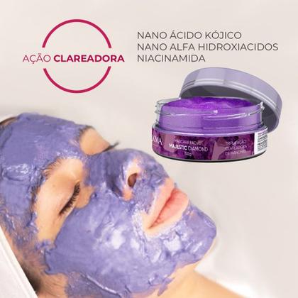 Imagem de Máscara Facial Clareadora Majestic Diamond Lakma 150g