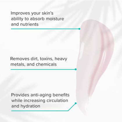 Imagem de Máscara facial ClarityRx Live + Be Well, probiótico, sal rosa do Himalaia