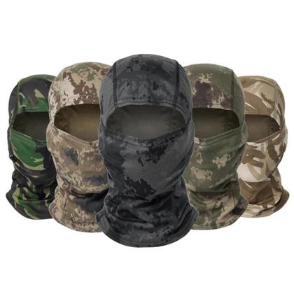 Imagem de Máscara Facial Completa Camuflada Unissex Com Proteção Solar, Respirável Para Esportes Ao Ar Livre,
