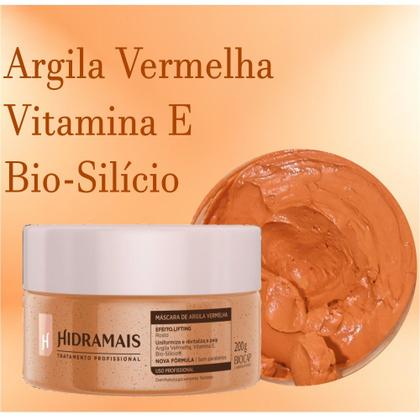 Imagem de Máscara Facial De Argila Vermelha 200GR Hidramais