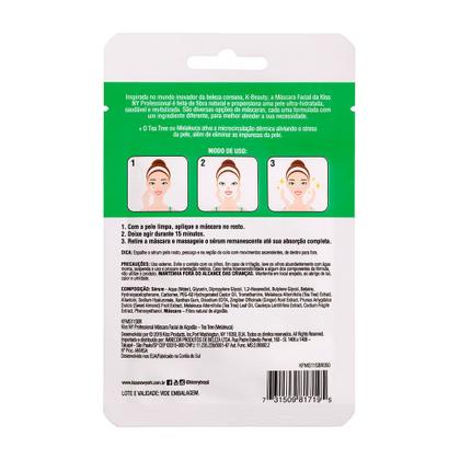 Imagem de Máscara Facial Kiss NY - Máscara Facial de Algodão Tea Tree