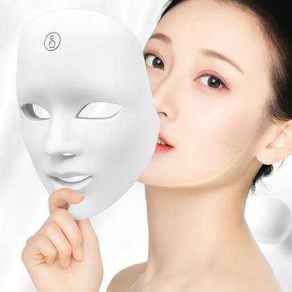 Imagem de Máscara Facial Led Com 7 Cores Tratamento Rejuvenescimento