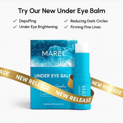 Imagem de Máscara facial MAREE de colágeno com ácido hialurônico, pacote com 2 unidades, 12 quilates