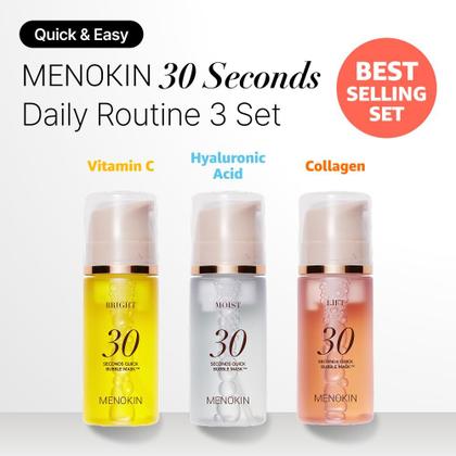 Imagem de Máscara facial MENOKIN Korean 3sets Quick Bubble Mask 90mL
