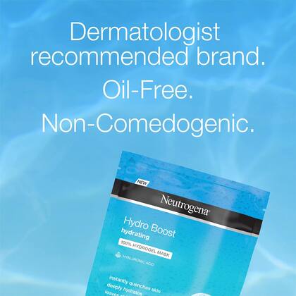 Imagem de Máscara Facial Neutrogena Hydro Boost Hydrogel - Pacote com 12 Unidades