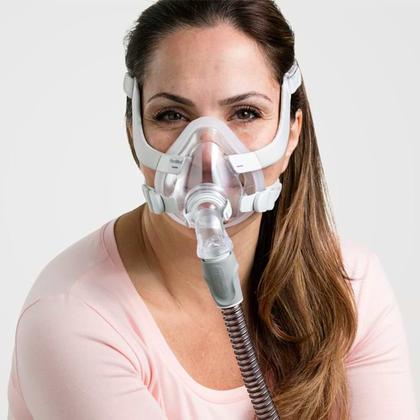 Imagem de Máscara facial para cpap airfit f20 feminina médio - resmed