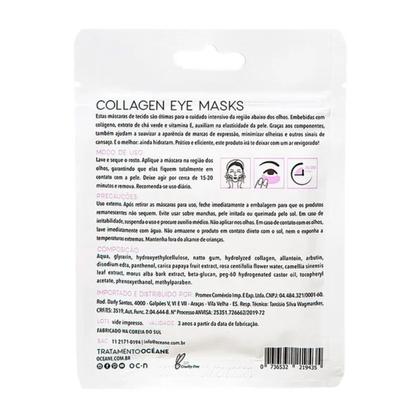 Imagem de Máscara facial para os olhos océane  collagen eye masks - 1 un