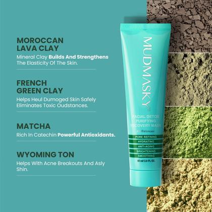 Imagem de Máscara Facial Purificante e Detoxificante MUDMASKY - 60ml