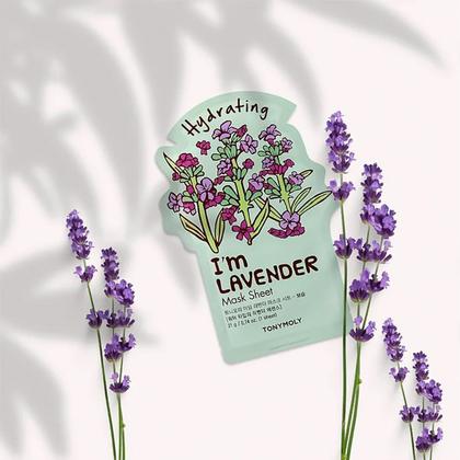 Imagem de Máscara facial TONYMOLY I'm Real Lavender Hydrating x1