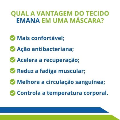 Imagem de Máscara Faixa Para Lipo de Papada Mentoniana Otoplástia Tecido Emana Média Compressão - New Form