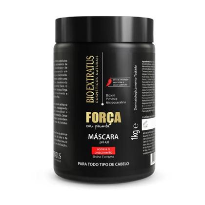 Imagem de Máscara Força com Pimenta Bio Extratus 1kg +Escova Mágica