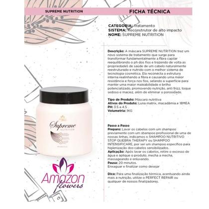 Imagem de Mascara hidratação alto impacto tratamento pos escova progressiva limpeza profunda 1000ml