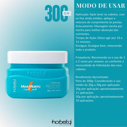 Imagem de Máscara Hidratação Mar Morto Hobety 300g