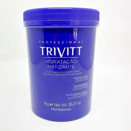 Imagem de Mascara Hidratação Matizante Trivitt 1kg - Brilho Platinado