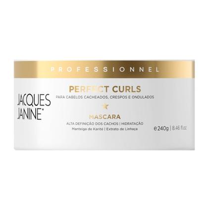 Imagem de Máscara Hidratação Perfect Curls Definição Antifrizz Cachos Brilho Intenso 240g Jacques Janine
