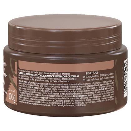 Imagem de Máscara Hidratação Salon Line Matizadora Meu Liso Castanho Radiante 300g