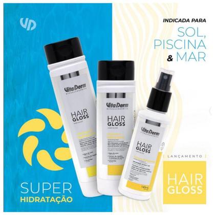 Imagem de Máscara Hidratante Hair Gloss 250G Vita Derm