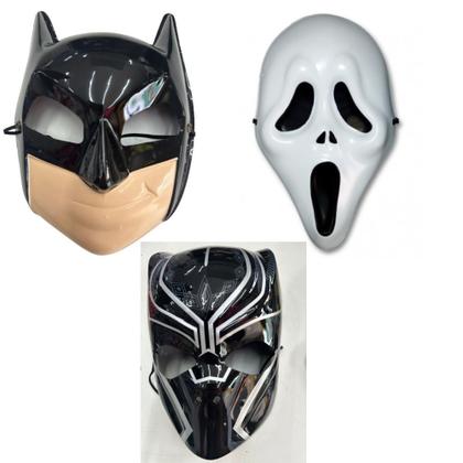 Imagem de Mascara Infantil De Personagens Plastico Fantasias Carnaval