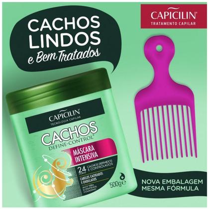 Imagem de Máscara Intensiva Capicilin Cachos Define Control 500g