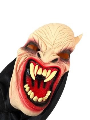 Imagem de Máscara Látex Gárgula Demônio com presas orelha pontuda