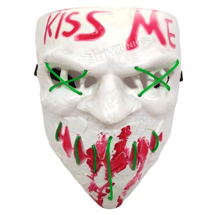 Imagem de Máscara Led Fluorescente Festa Balada Rave Halloween Cosplay XM21121