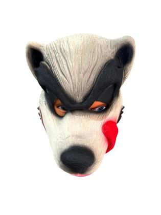 Imagem de Máscara Lobo Mau Dentes E Língua De Fora Gigante Fantasia