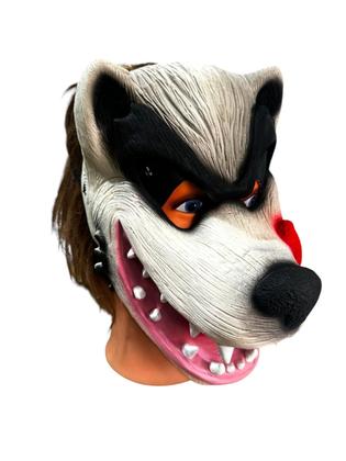 Imagem de Máscara Lobo Mau Dentes E Língua De Fora Gigante Fantasia