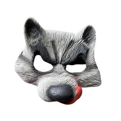 Imagem de Mascara Lobo Mau Língua De Fora Engraçado Látex Com Elástico