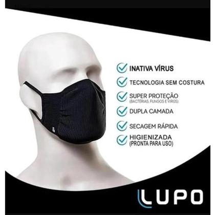 Imagem de Mascara lupo kit 6 unidades cor preta