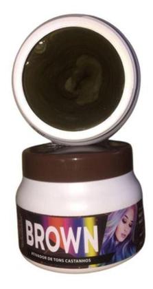 Imagem de Mascara Matizadora 250g Brown Castanho Chocolate Juzy - Juzy Cosmeticos