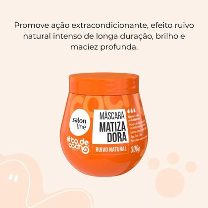 Imagem de Mascara Matizadora Ruivo Natural Salon Line 300g