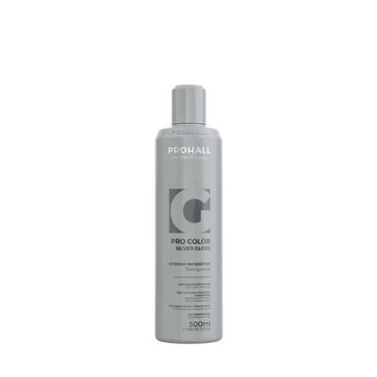 Imagem de Máscara Matizadora Silver Gloss Efeito Loiro Branco 500ML Prohall Professional com 2 Sachês de Brinde