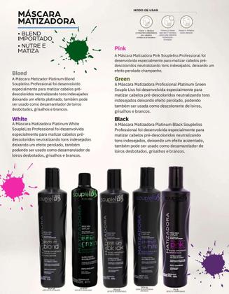 Imagem de Máscara Matizadora Souple Liss Platinum White Efeito Branco 300ml