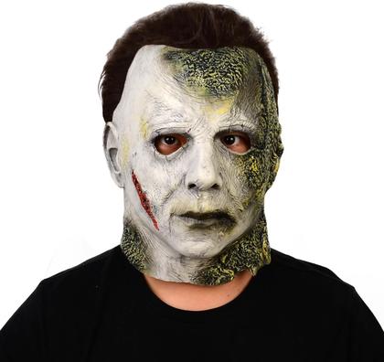 Imagem de Máscara Michael Myers com Peruca Filme Halloween 1978 Acessório Cosplay Fantasia Assassino Dia das Bruxas Noites Terror