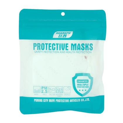 Imagem de Máscara Não Reutilizável KN95 com Clipes Nasal Melt-Blown - 1 Unidade