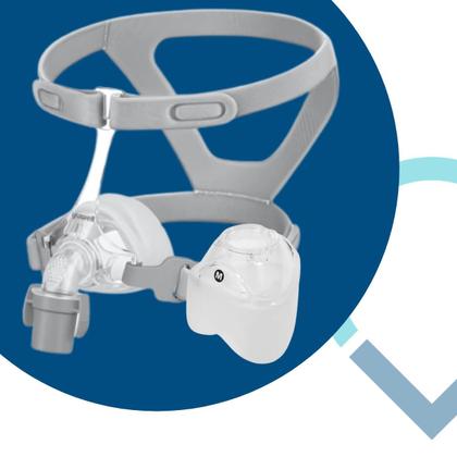 Imagem de Máscara Nasal Silicone Yn01 Yuwell Apoio Testa Cpap Bipap Almofadas P M G